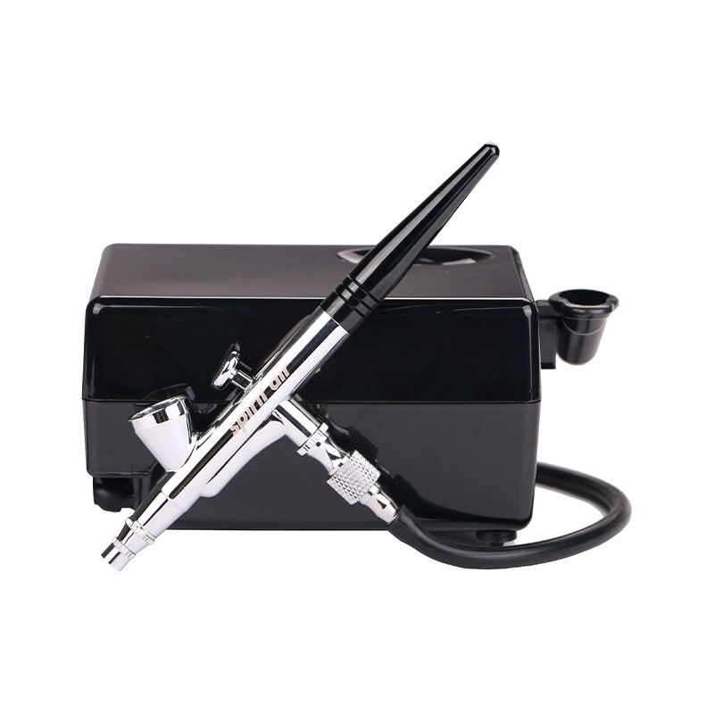 แอคชั่นแอคชั่นแอร์บรัชแรงโน้มถ่วง Airbrush เหมาะสำหรับเครื่องมือสร้างแบบจำลองการตกแต่งเค้ก